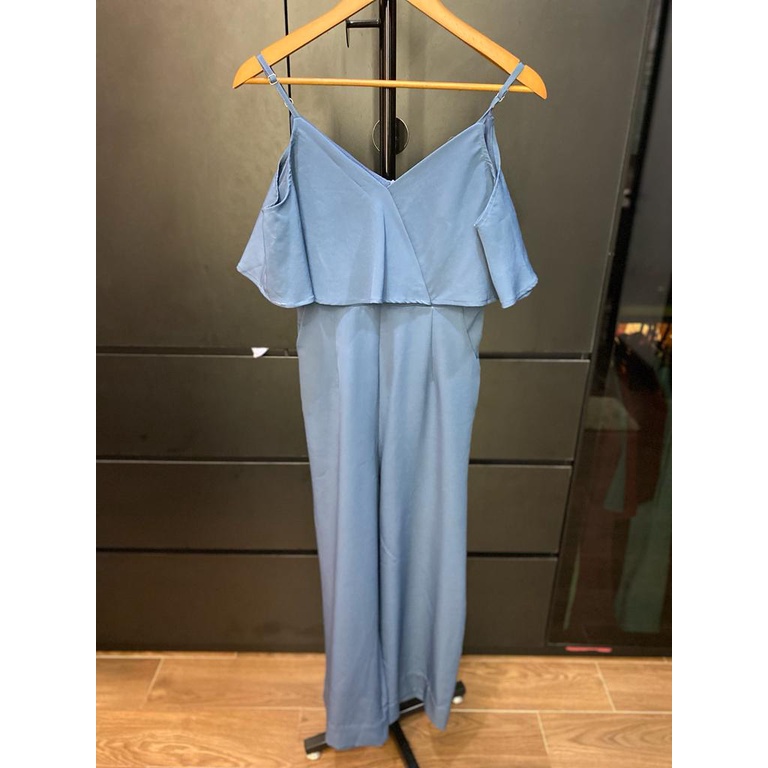 Preloved Jumpsuit YUAN Market Size M Jumpsuit Wanita Blue