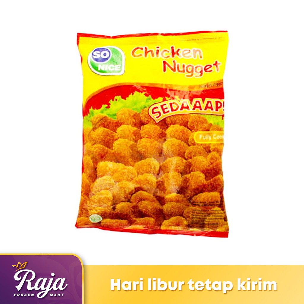 

So Nice Sedaaap Nugget 250gr / Nugget / Frozen Food / Kentang Goreng / Makanan Beku