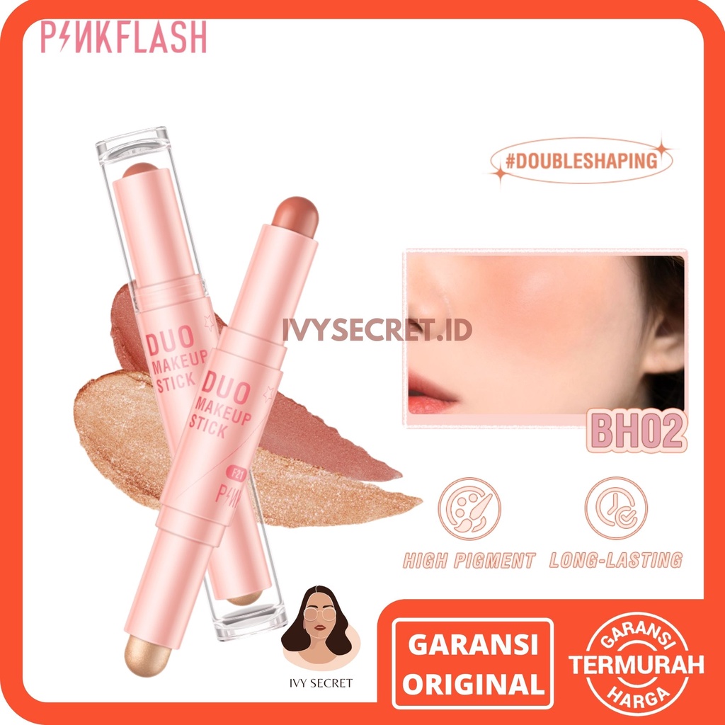 Pinkflash Double Shaping Contour And Highlighter Stick 2in1 Contour Stick Pinkflash Highlighter Stick Pinkflash Contour Pinkflash Highlighter Pinkflash Duo Makeup Stick Pink Flash Highlighter Pink Flash Contour Pink Flash