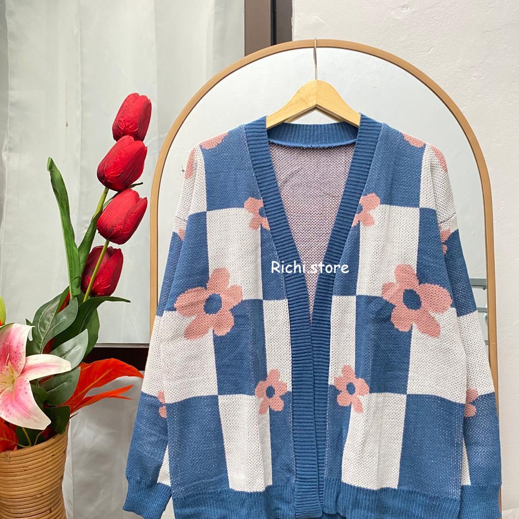 CAMELIA OUTER RAJUT FLOWERS TERBARU