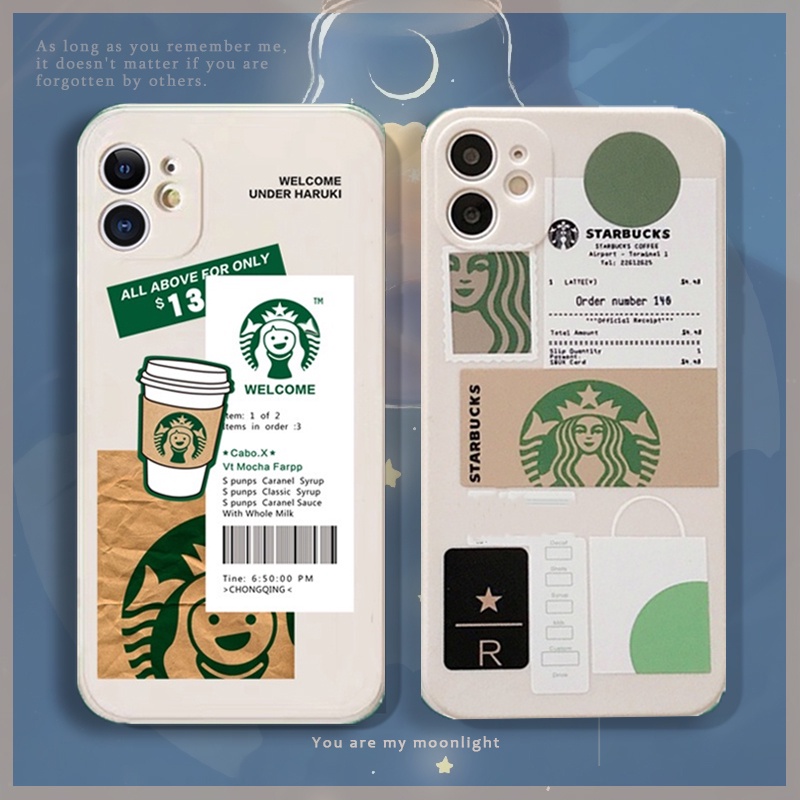 INS Trend Fashion Starbucks Soft TPU Case Infinix Hot 10 Play  Hot 10T Hot 9 Play Hot 11S NFC Smart 5 Note 11 Pro Note 10 Pro Infinix Hot 10S