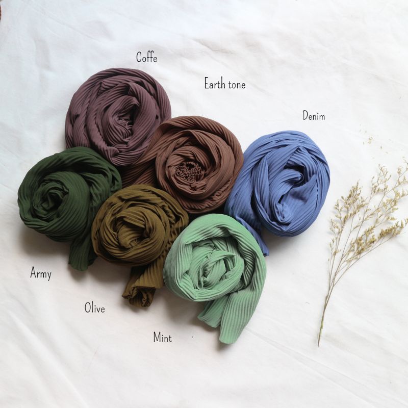 Pashmina Full Plisket Lidi Ceruty Babydoll / Pleats