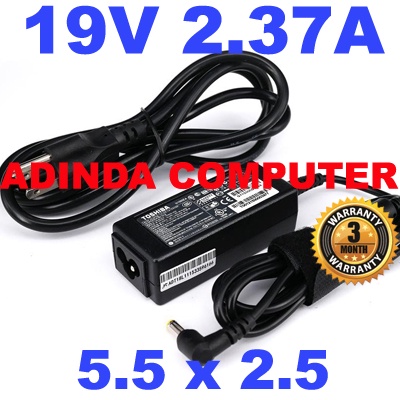 Adaptor Charger Toshiba Satellite T215D Z930 T235 U840W Series ORI