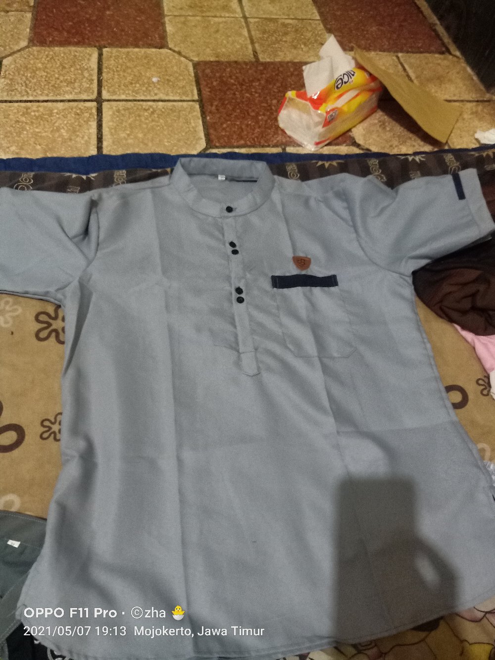 Baju Batik Pria Gus Azmi Syubbanul Muslimin Batik Katun Halus Hadroh Azzahir Hilwa Ala Santri Modern
