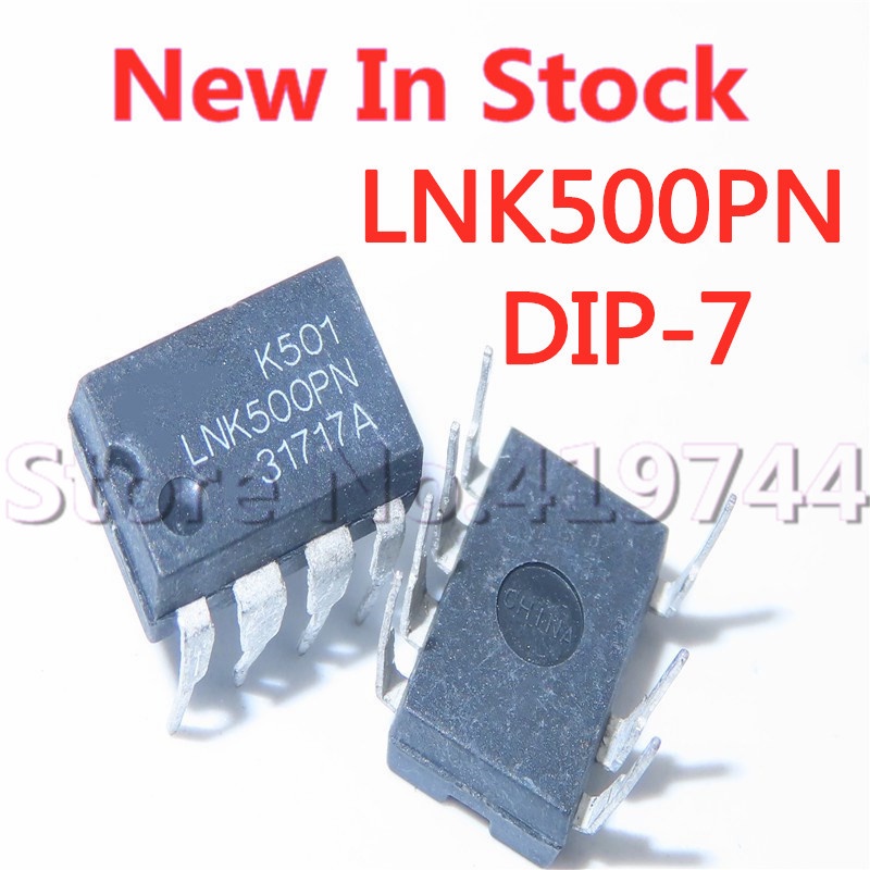 5pcs / LOT chip power management 100% Kualitas LNK500PN LNK500 LNK500P DIP-7