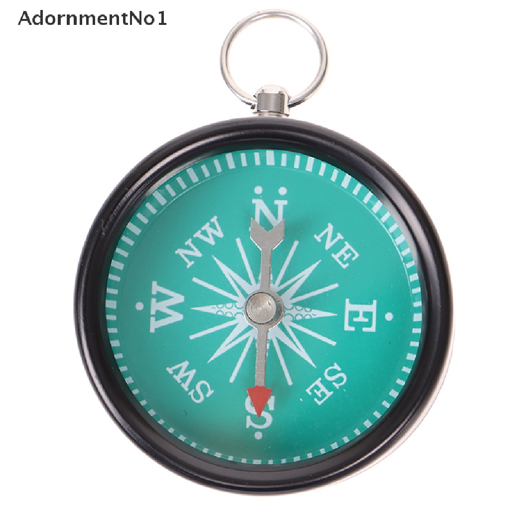 (AdornmentNo1) Kompas Navigasi Mini Bahan Aluminum Untuk Hiking / Camping / Outdoor