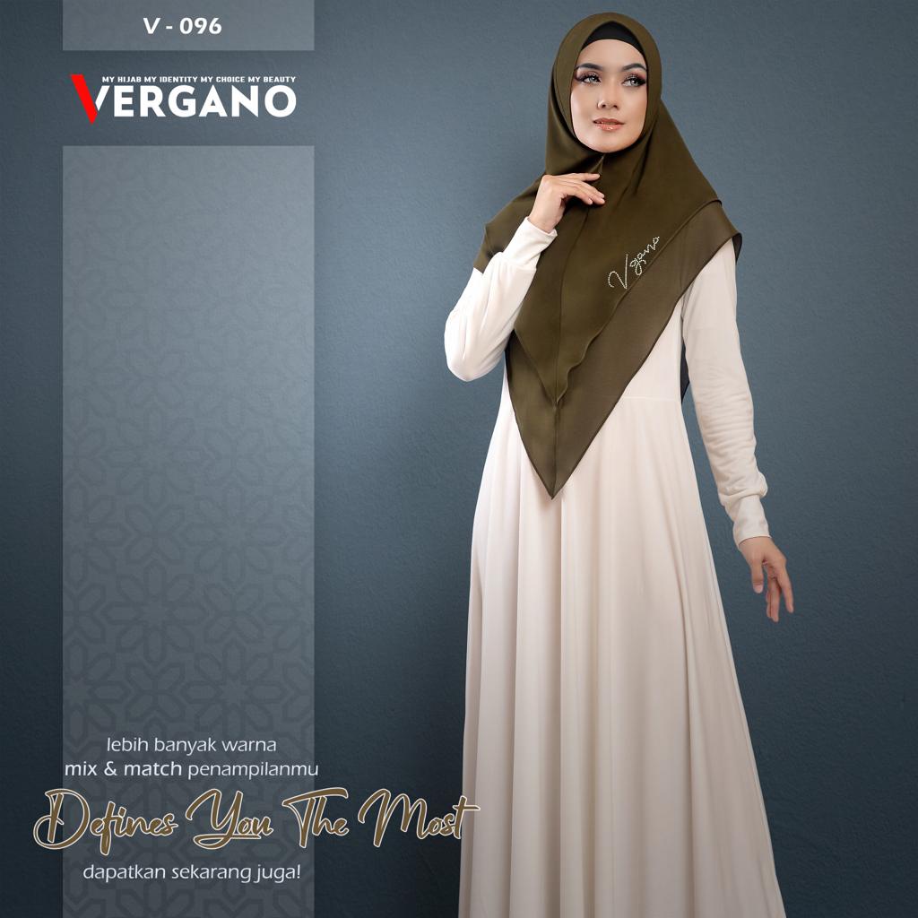 Ready khimar ceruty 2 layer V096 ORIGINAL VERGANO HIJAB