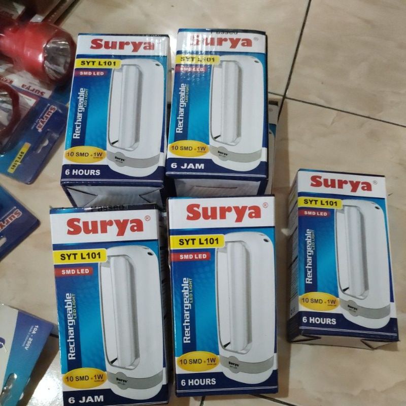 LAMPU EMERGENCY/SENTER MERK SURYA LED