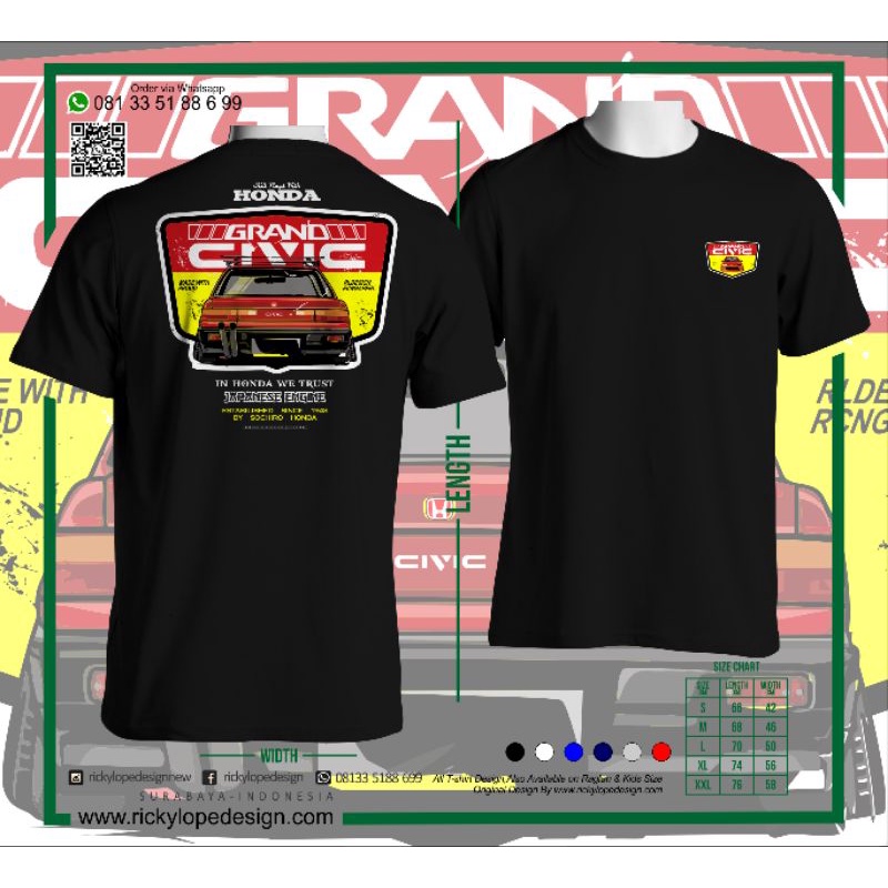 Kaos HONDA CIVIC grand civic