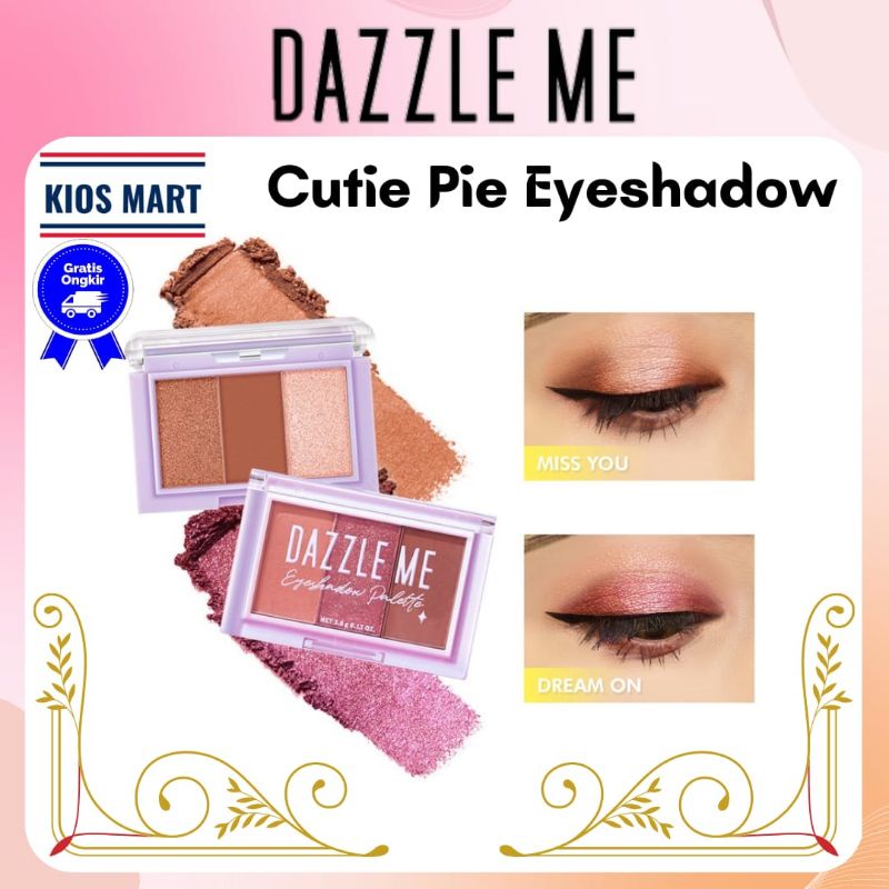 Dazzle Me Cutie Pie Eyeshadow | Long Lasting High Pigmented Eyeshadow Palette