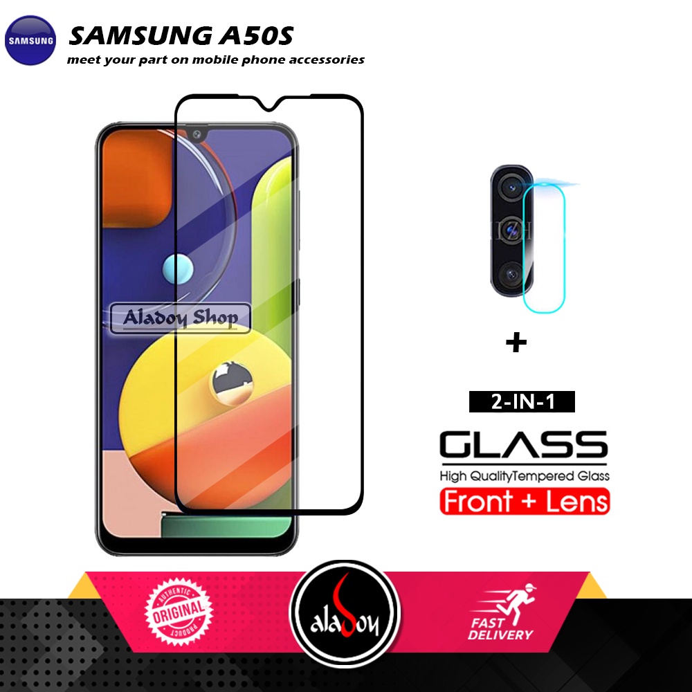 Tempered Glass Layar Samsung A50S Free Tempered Glass Camera