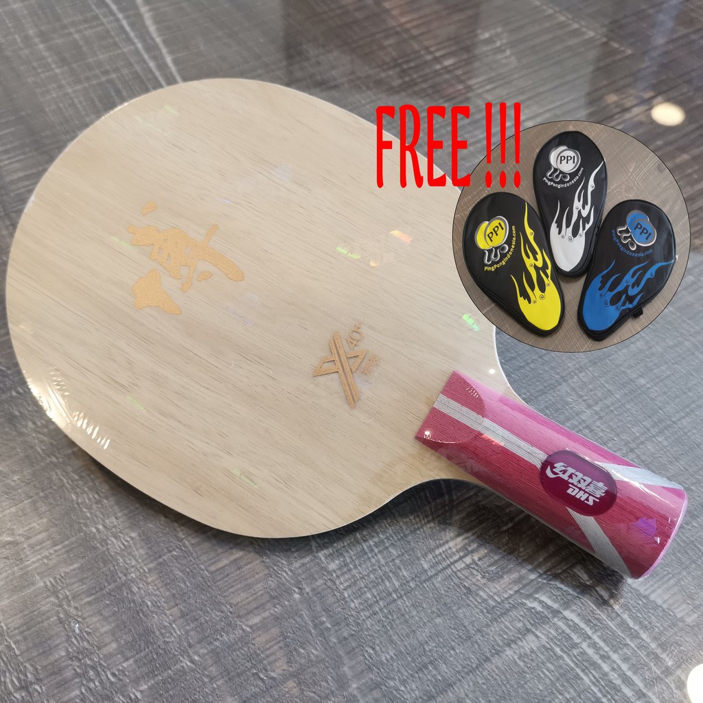 DHS Fang Bo B2X - Penhold - Blade Kayu Pingpong Tenis Meja Bat Bet