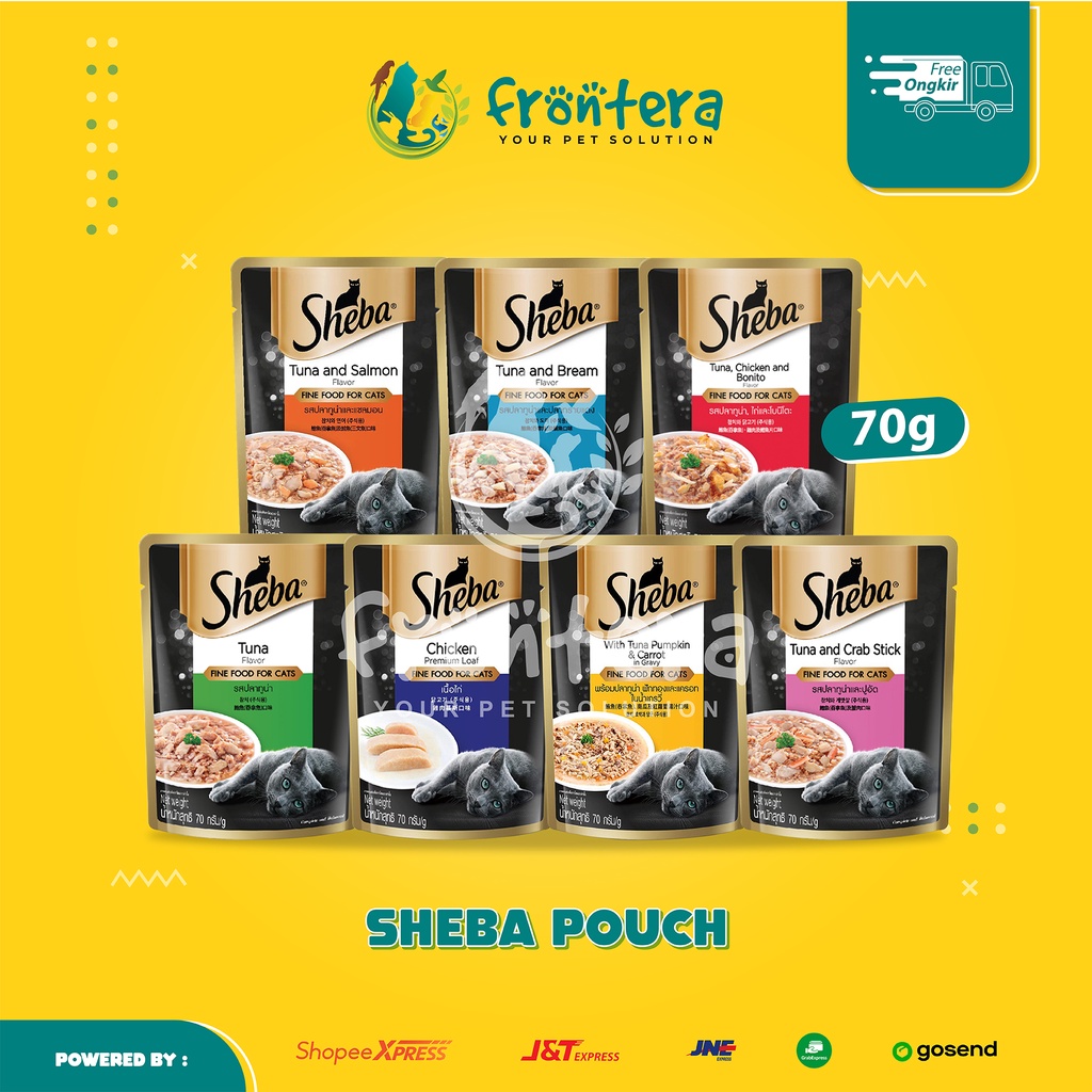 Jual SHEBA POUCH 70gr | Sheba All Varian | Sheba Wet Food | Makanan ...