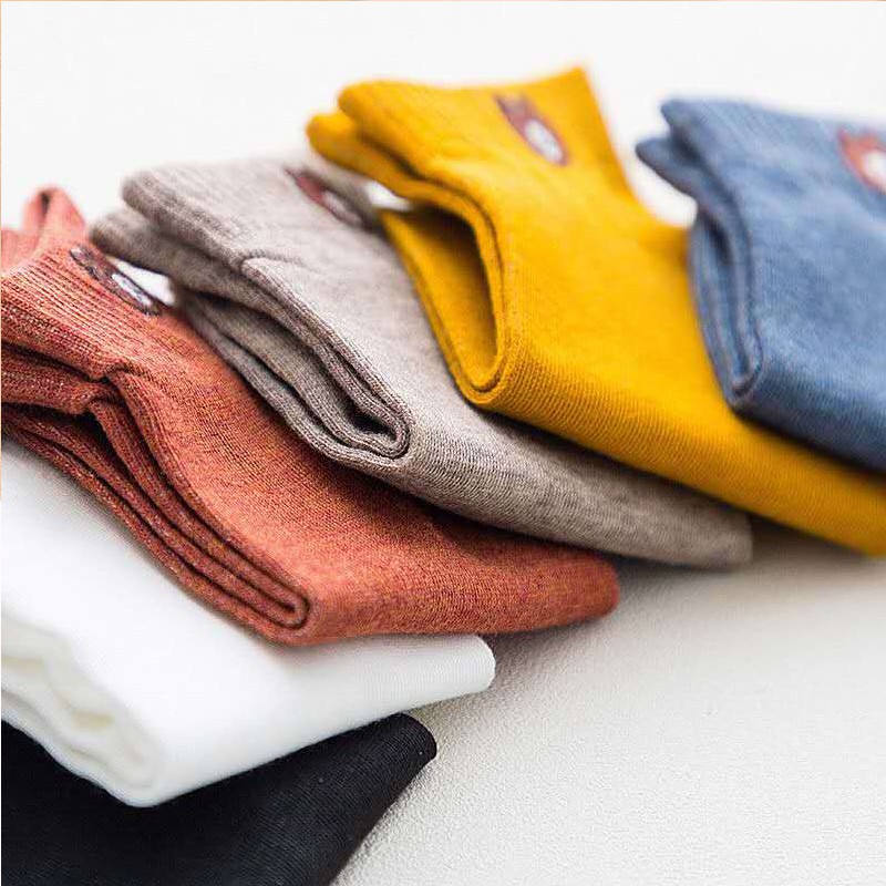 Ulike 8044 Kaos Kaki Brown Karakter