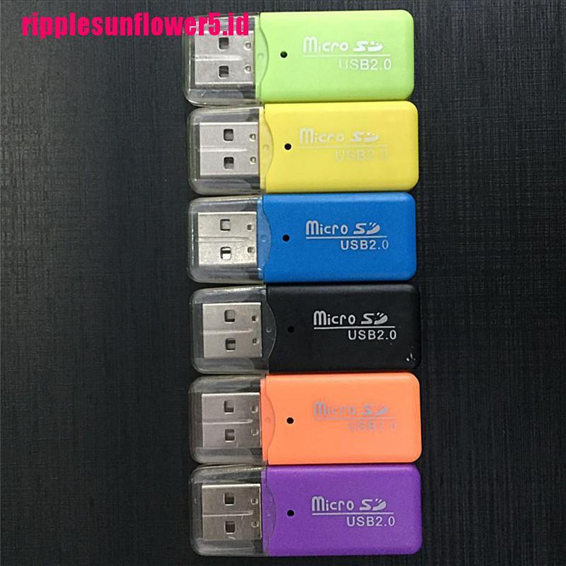 Memory Card Reader Mini USB SD / MMC 480Mbps Untuk Komputer