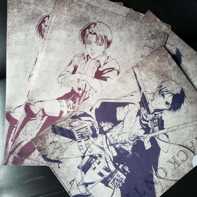 

TERBARU CLEAR FILE HOLDER A4 ATTACK ON TITAN ORIGINAL ( PACKING AMAN )