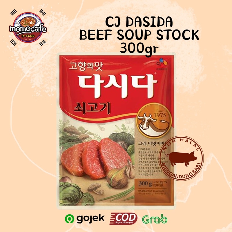 

Cj Dasida Beef Soup Stock 300g- Bumbu Kaldu Sapi Made In Korea