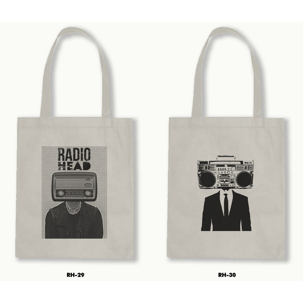 TOTE BAG RESLETING - RADIOHEAD .02