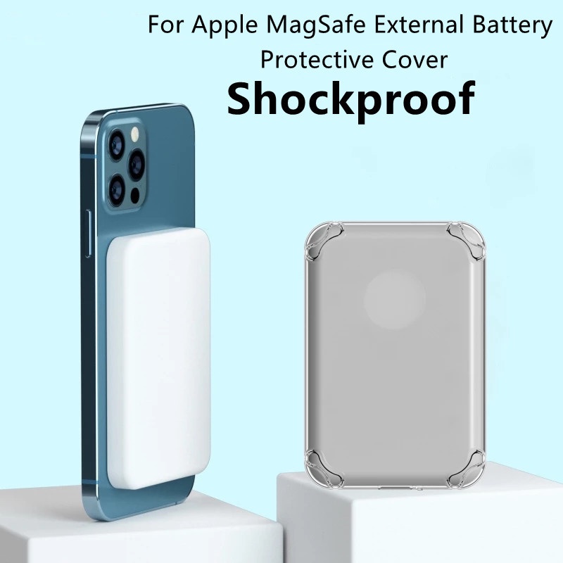 Casing Soft Case TPU Magnetik Anti Jatuh Shockproof Untuk Apple MagSafe