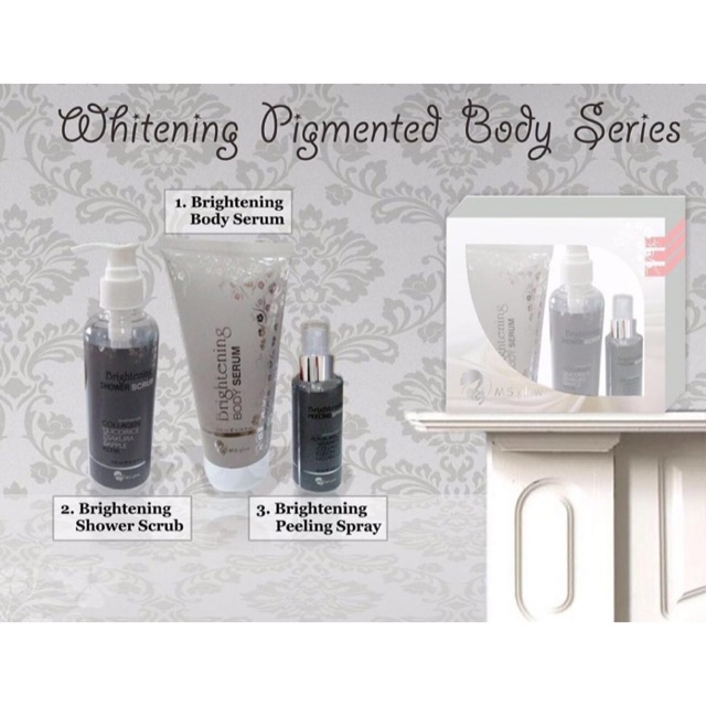 [ORIGINAL] Whitening Pigmented Body Series Ms Glow By Cantik Skincare
