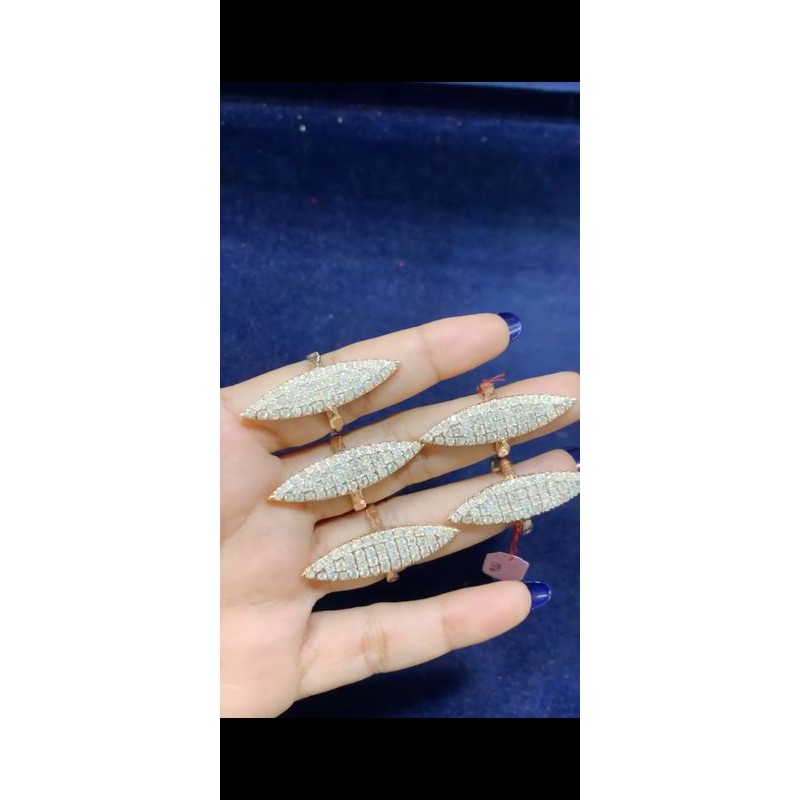 Cincin Markis Batu Putih Berlian Medan Asli BMF