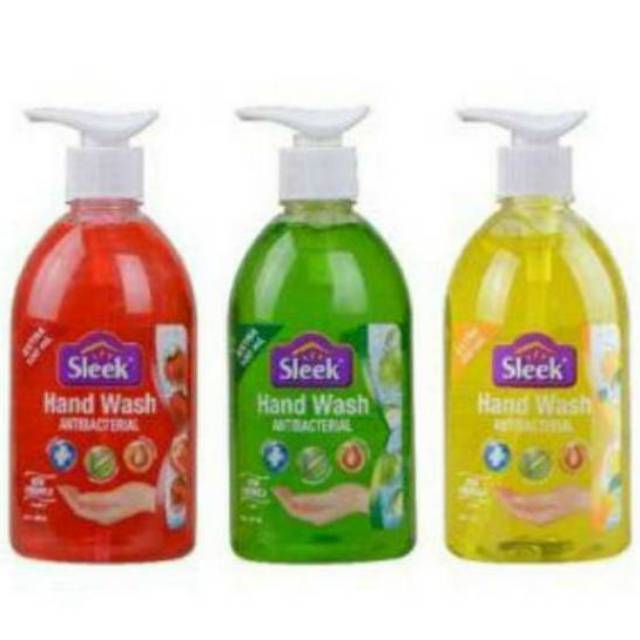 SLEEK Hand Wash Botol Pump 500ml Anti Bakteri