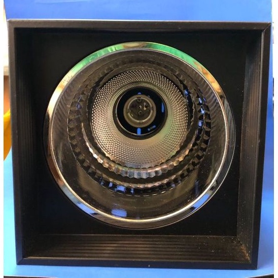 Downlight Outbow 4 inch kotak hitam