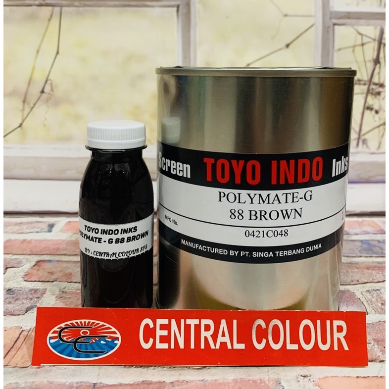 

Tinta Toyo Polymate-G 88 Brown Tinta Sablon Plastik - 500GR