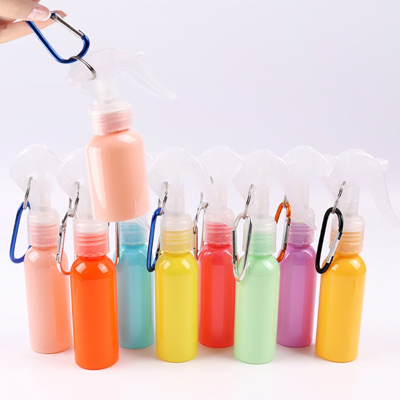 Botol Semprot Kosong Portable Reusable 60ml Dengan Gantungan Kunci