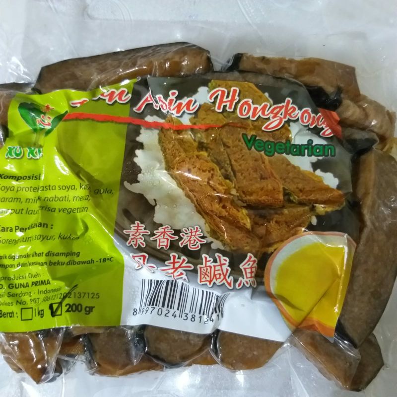

Xu xing Ikan Asin Hongkong Vegetarian 200 Gram