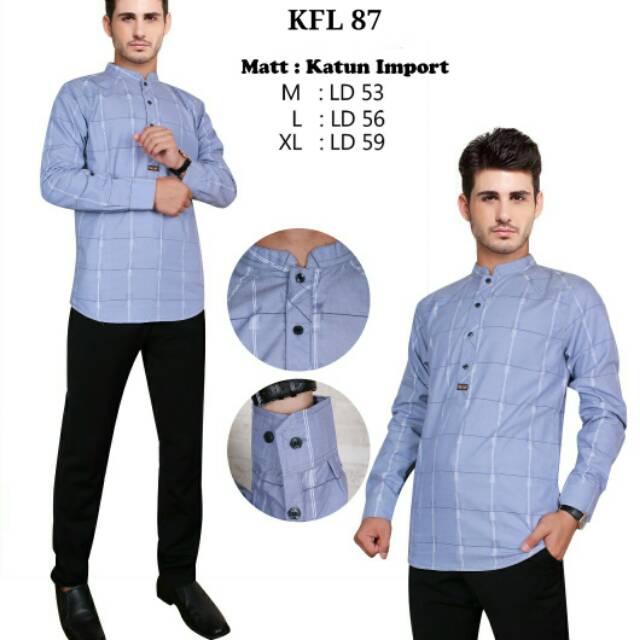 Baju koko slim fit