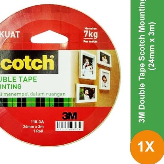 

Double tape mounting 3M size 24 mm x 3 m 3M 110-3A