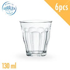 Duralex Picardie clear Tumbler 130 ml - Set Of 6 Tempered Glass