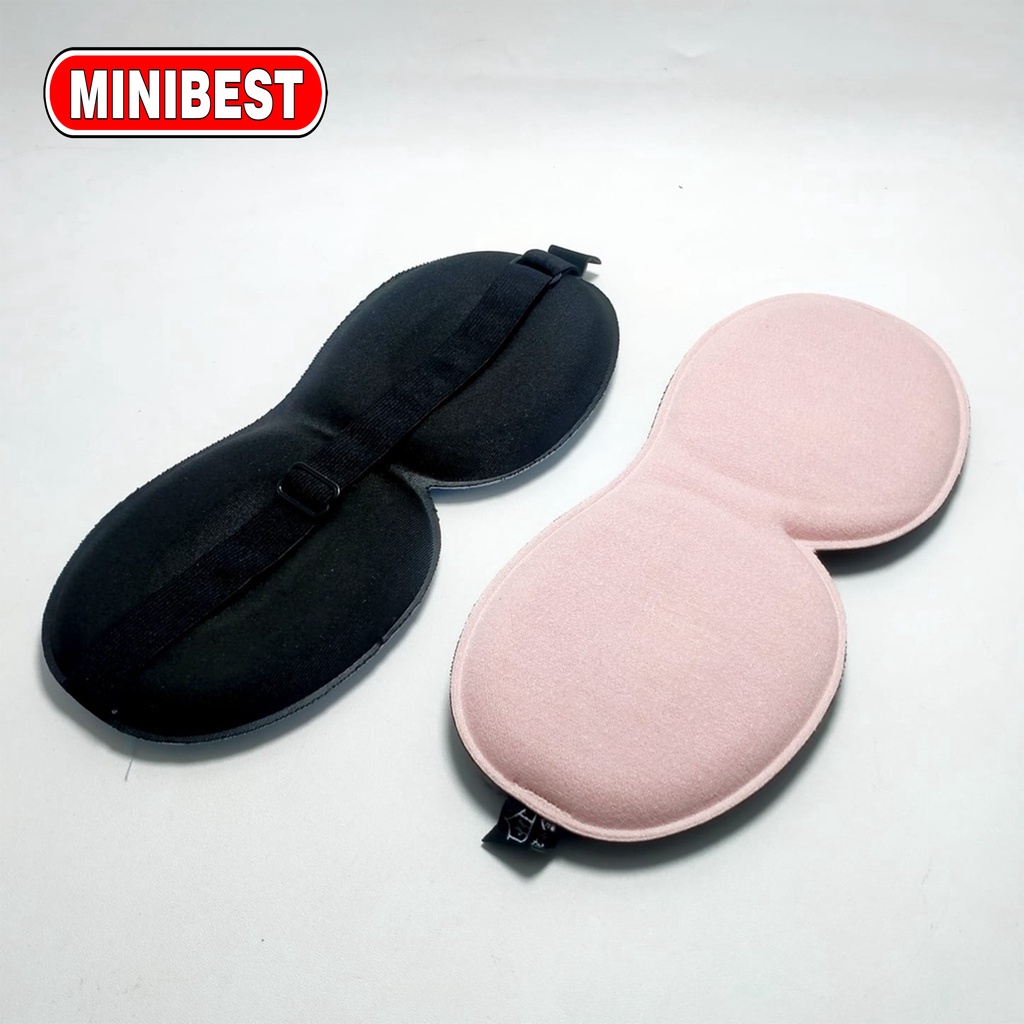 MINIBEST Penutup Mata Eye Cover Eye Mask Untuk Tidur Masker Sleeping Mask Kacamata Tidur Tali