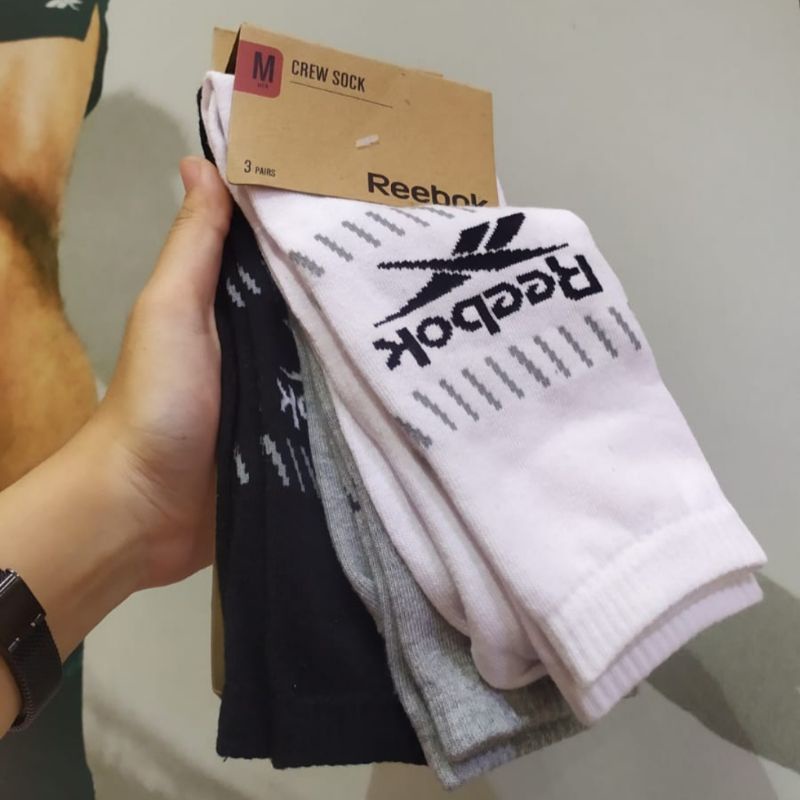 Sports station sale KAOS KAKI REEBOK MID ISI 3 PASANG