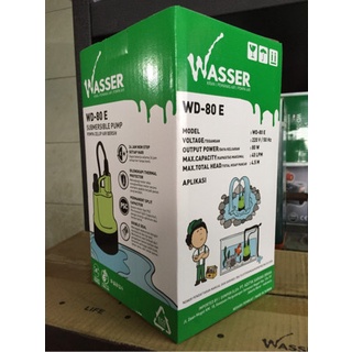 pompa celup sedot banjir / submersible pump wasser wd 80e / wd 80 e