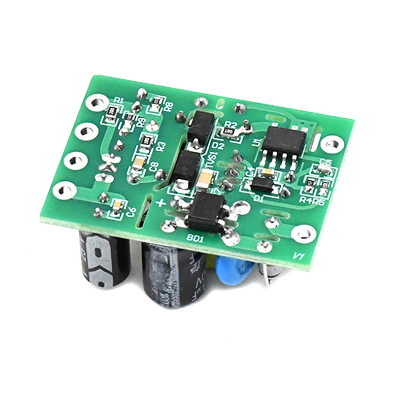 （✔✔❤Papan Modul Konverter Mini AC-DC 110v 220V Ke DC 12V 0.2A + 5V