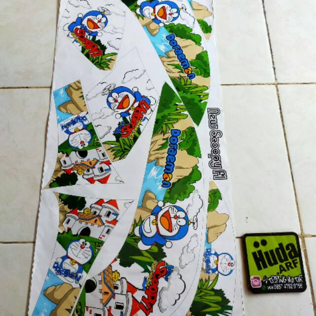 Striping lis sticker NEW SCOOPY "DORAEMON"