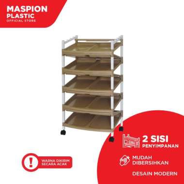 MASPION Ziga Shoes Rack S.5 / Rak Sepatu Ziga 5 Tingkat B RR003