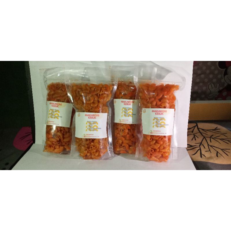 

MAKARONI KRIUK/ MAKARONI ASIN/ MAKARONI PEDAS (100gr)