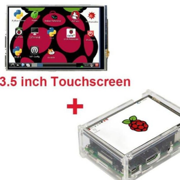 TFT tft Raspberry Pi 2 3 3.5 inch LCD Display Screen + Acrylic Case For Raspberry Pi B B+ 2 3 Displa