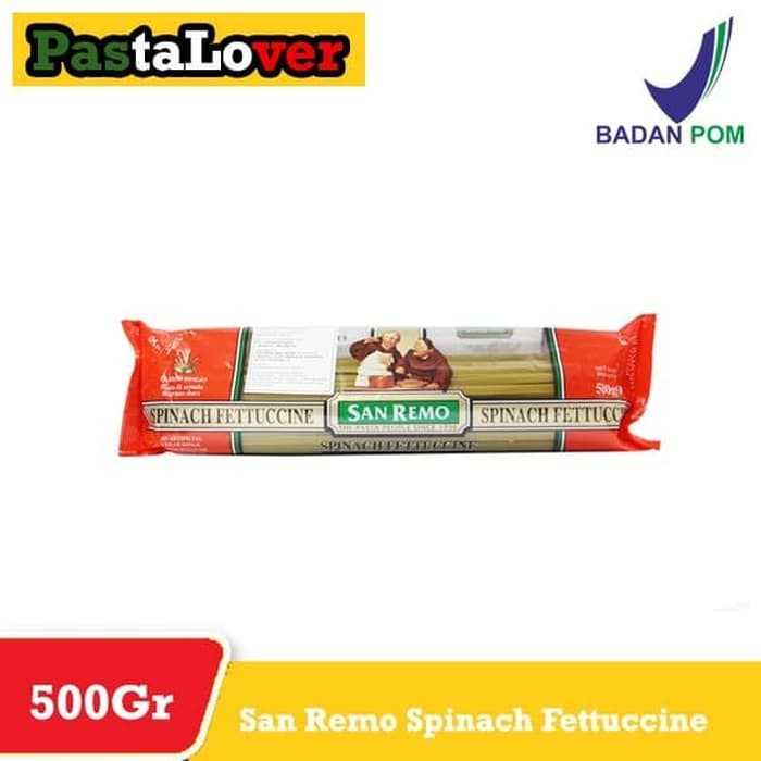 

San Remo Spinach Fettuccine 500 Gr