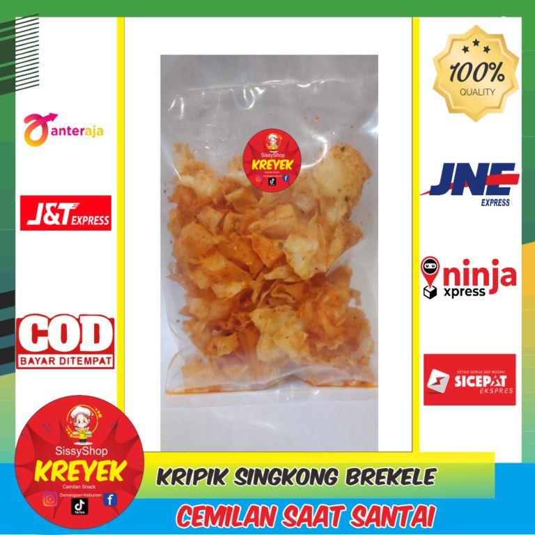 

KRIPIK singkong Pedas Asin BREKELE Super Renyah