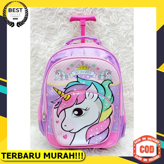 Cod Tas Ransel Anak Sekolah Laki Laki Perempuan Terbaru Sd Tk Kartun Little My Pony Kartun Anak Anak