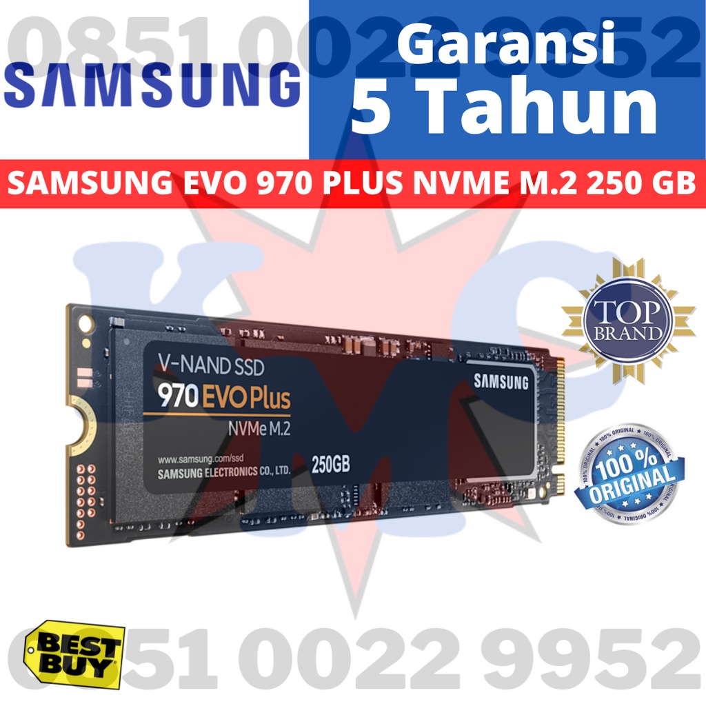 SAMSUNG SSD 970 EVO PLUS M.2 NVME 250GB - 970 EVO PLUS 250 GB