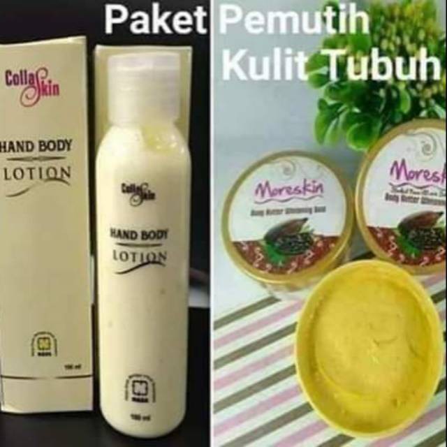 Paket Pemutih Badan  COBL NASA  BWHITE NASA  Body lotion  Body butter [ BISA  ](Produk Ori)