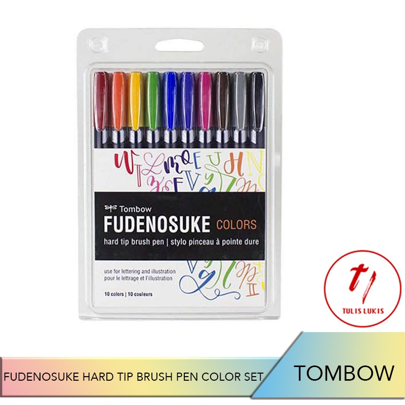 

TOMBOW FUDENOSUKE BRUSH PEN HARD TIP COLOR 100% ORIGINAL