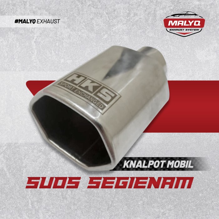 Knalpot Mobil Suos Single Segi 6 / Suara Jetbus / Panther / Carry