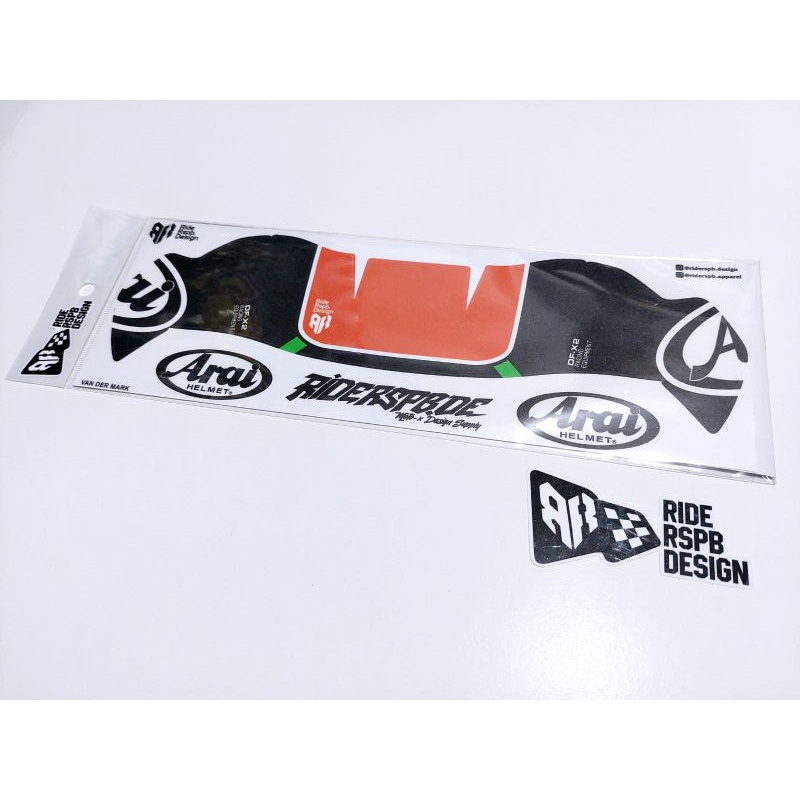 VAN DER MARK RX7X - STICKER DECAL SPOILER DF-X2