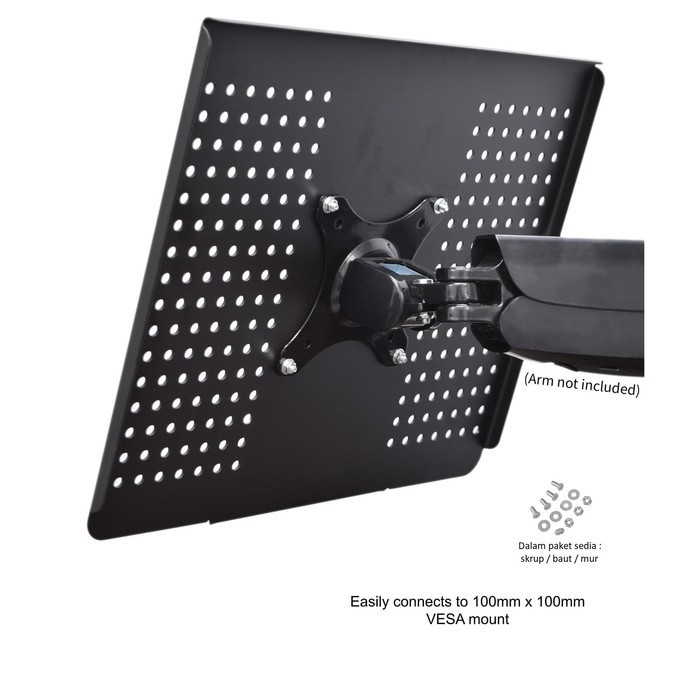 Aksesoris Bracket Monitor - Tatakan Alas Laptop/Notebook Padded Tray Plate Mount